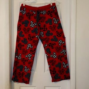 Disney Mickey Plush Fleece Pajama Pants Size L